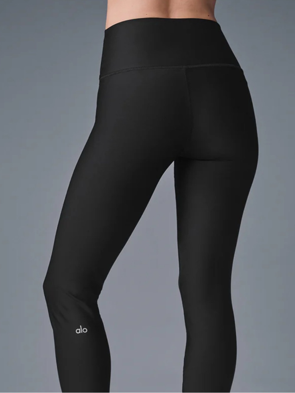 ALO Yoga Black High-Waist Airlift Leggings full length 30 inch inseam